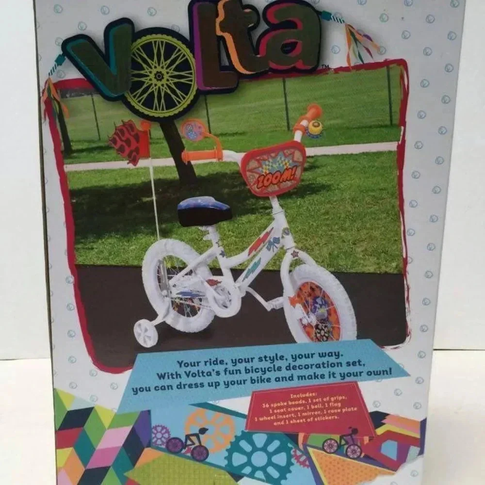 NEW Volta Kids Customised your bike 45pc Bike Accessories- Super Speed Style